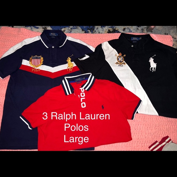 Ralph Lauren Other - 3 large men’s Ralph Lauren polos